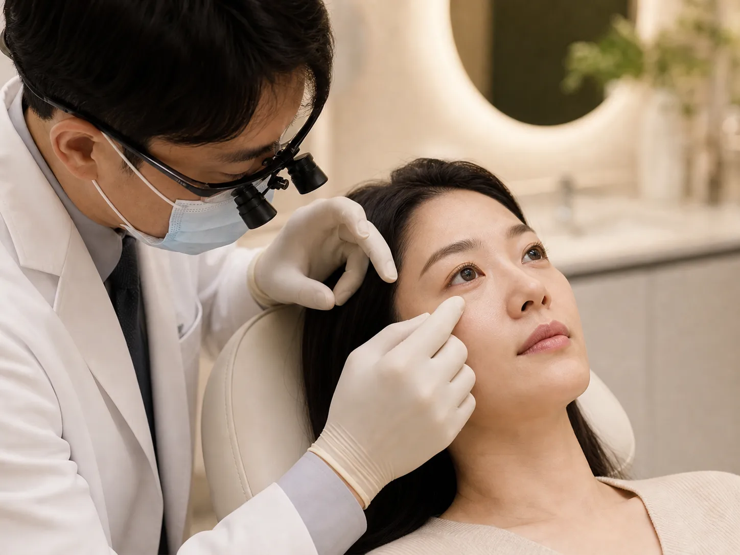 서울뷰의원 세종 앙코르 눈밑지방재배치 결막 안쪽 접근 설명 이미지