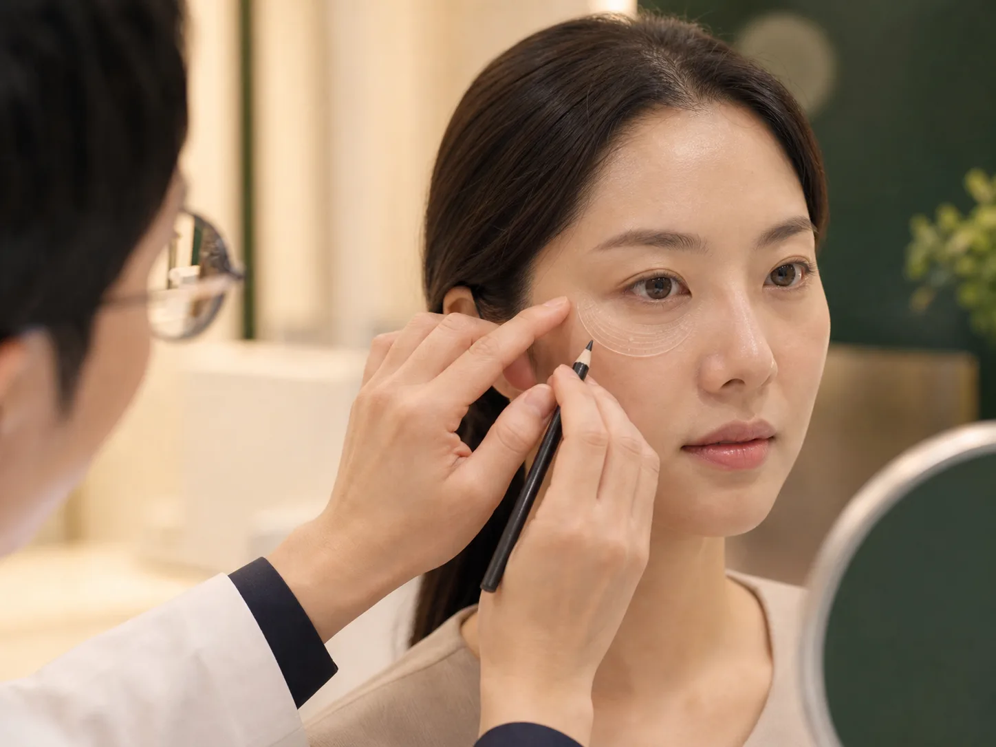 서울뷰의원 세종 앙코르 눈밑지방재배치 보존과 재배치 설명 이미지